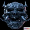 1526458 - PBR Game 3D Models - Oni Mask Ii Omsx V2 3D Max