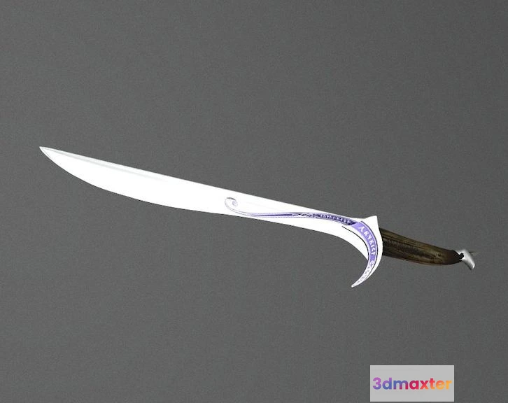 1526472 - PBR Game 3D Models - Orcrist lotr 3D Max