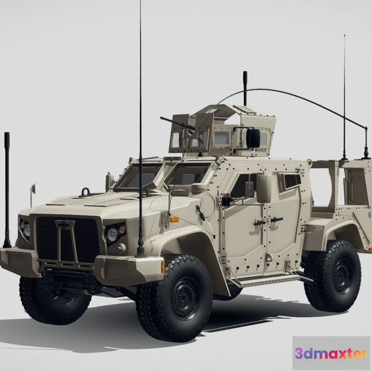 1526488 - PBR Game 3D Models - Oshkosh Jltv 2014 3D Max
