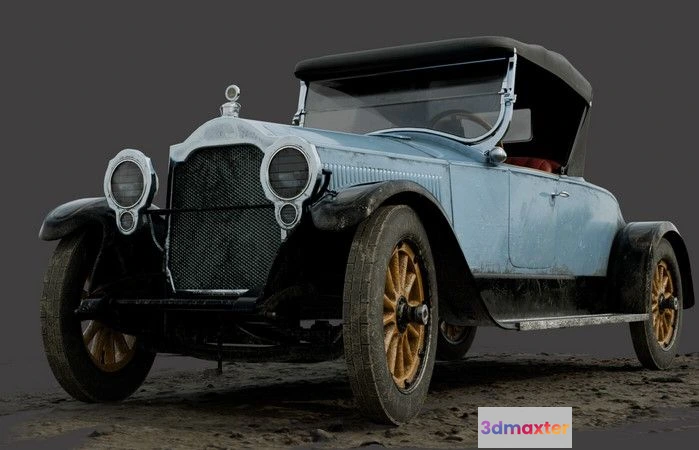 1526526 - PBR Game 3D Models - Packard Twin-Six Roadster 3D Max