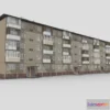 1526538 - PBR Game 3D Models - Panel House Series I 464A Ussr 3D Max