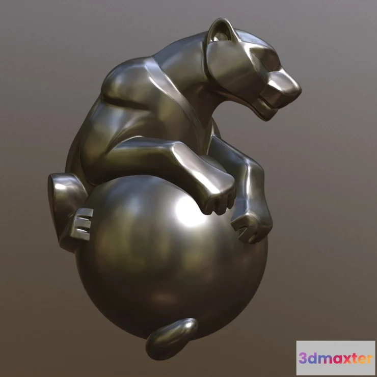 1526540 - PBR Game 3D Models - Panther (2) 3D Max