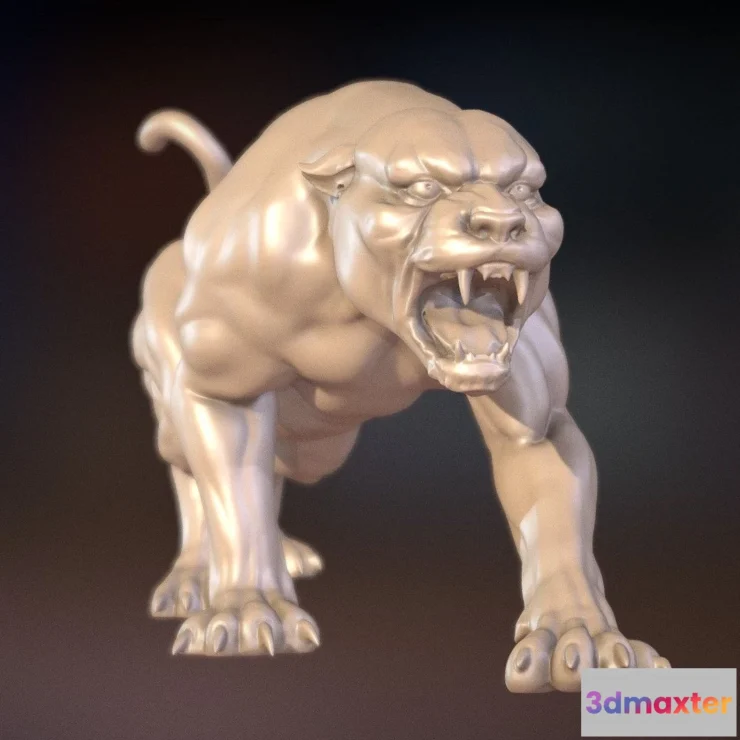 1526544 - PBR Game 3D Models - Panther 3D Max