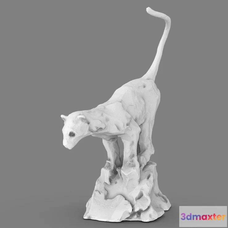 1526550 - PBR Game 3D Models - Panthere Prete A Bondir 3D Max