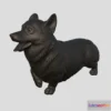 1526584 - PBR Game 3D Models - Pembroke Welsh Corgi Dog 3D Max