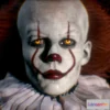 1526590 - PBR Game 3D Models - Pennywisethe Dancing Clown 2017 3D Max