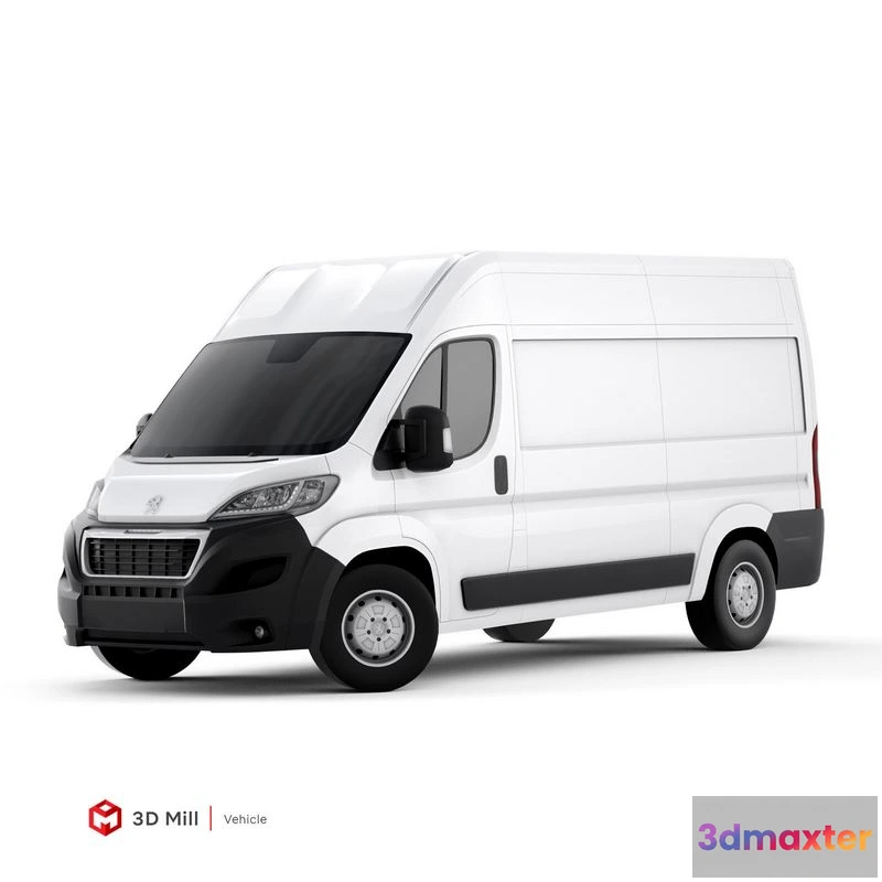 1526618 - PBR Game 3D Models - Peugeot Boxer 2014 3D Max