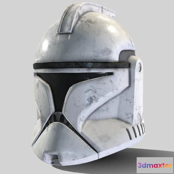 1526624 - PBR Game 3D Models - Phase 1 Clone Trooper Helmet 3D Max