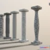 1526650 - PBR Game 3D Models - Pillars Pack 3D Max