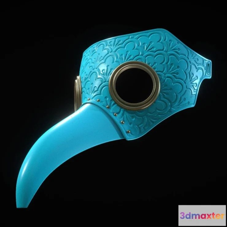 1526680 - PBR Game 3D Models - Plague Mask Omsx 3D Max