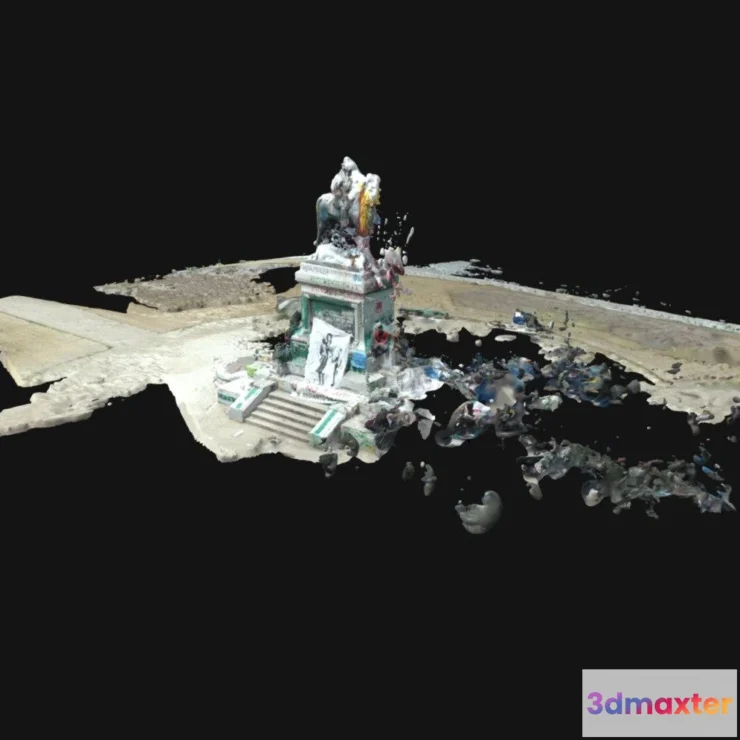 1526720 - PBR Game 3D Models - Plaza Dignidad Nov25 3D Max