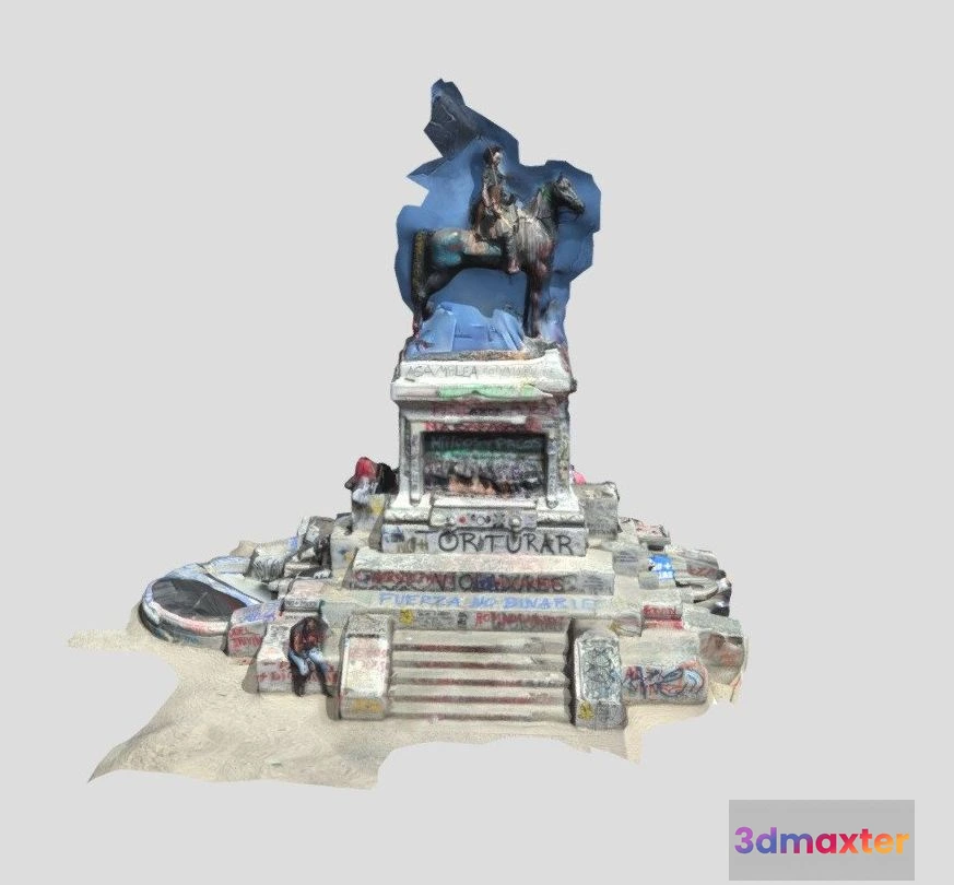 1526722 - PBR Game 3D Models - Plaza Dignidad Noviembre 5 3D Max