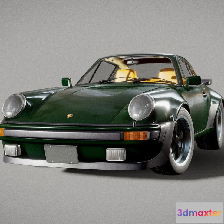 1526764 - PBR Game 3D Models - Porsche 911 930 Turbo Detailed Model 3D Max