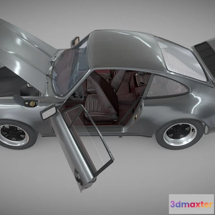 1526768 - PBR Game 3D Models - Porsche 911Sc Coupe 3D Max