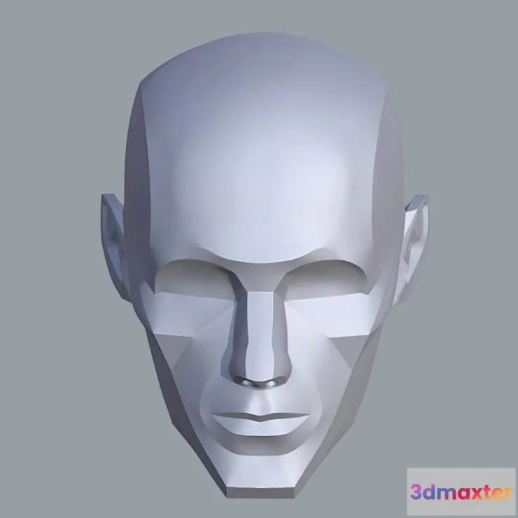 1526782 - PBR Game 3D Models - Portrait Construction For Artists 3D Max