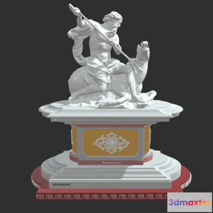 1526790 - PBR Game 3D Models - Poseidon 3D Max