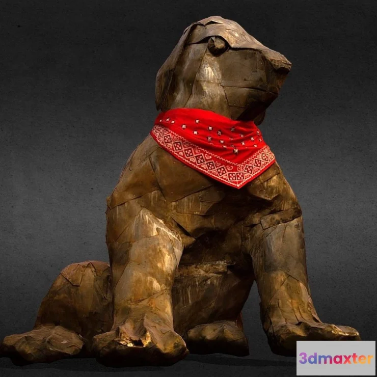 1526854 - PBR Game 3D Models - Quiltro Negro Matapacos 3D Max