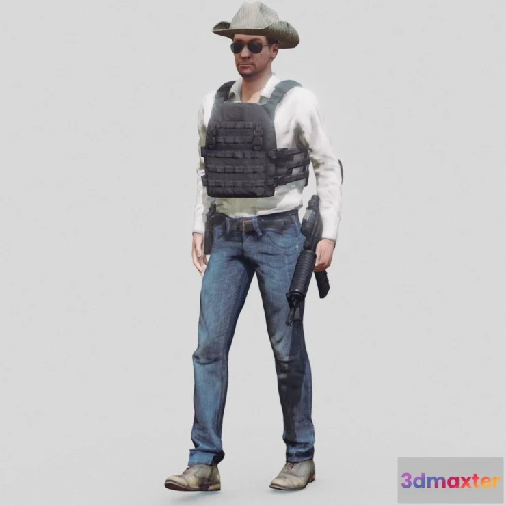 1526884 - PBR Game 3D Models - Ranger 3D Max