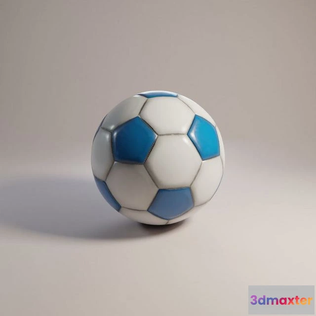 1526916 - PBR Game 3D Models - Realistic Soccer Ball 3D Max