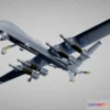 1526920 - PBR Game 3D Models - Reaper Mq 9 Us Drone Predator 3D Max