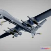 1526922 - PBR Game 3D Models - Reaper MQ-9 US Drone Predator 3D Max