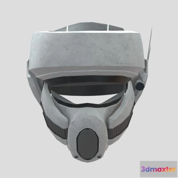 1526924 - PBR Game 3D Models - Rebel Infiltrator Mask 3D Max