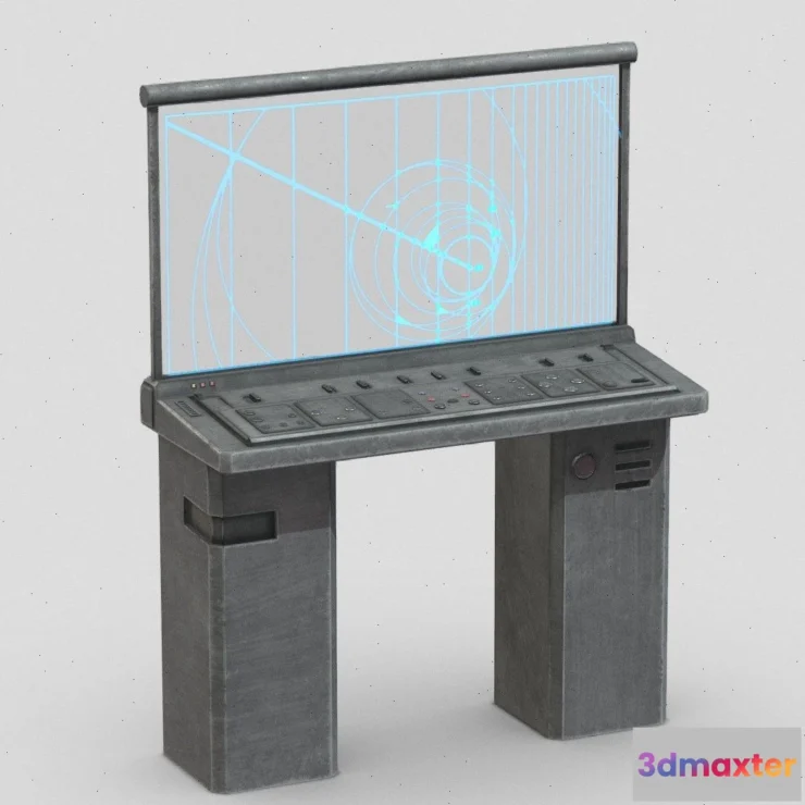 1526930 - PBR Game 3D Models - Rebel Tactical Computer A Star Wars 3D Max