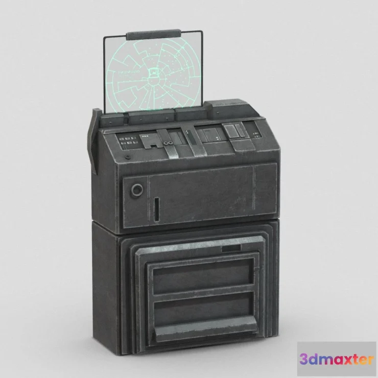 1526932 - PBR Game 3D Models - Rebel Tactical Computer B Star Wars 3D Max