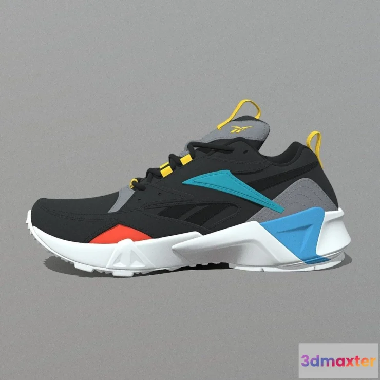 1526960 - PBR Game 3D Models - Reebok Aztrek 3D Max