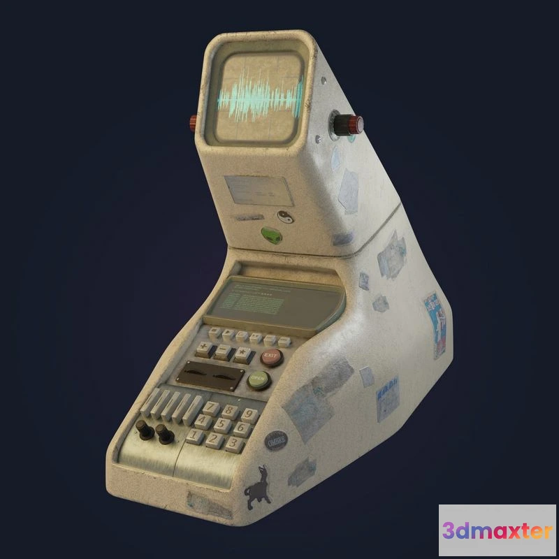 1526984 - PBR Game 3D Models - Retro Computer 3D Max