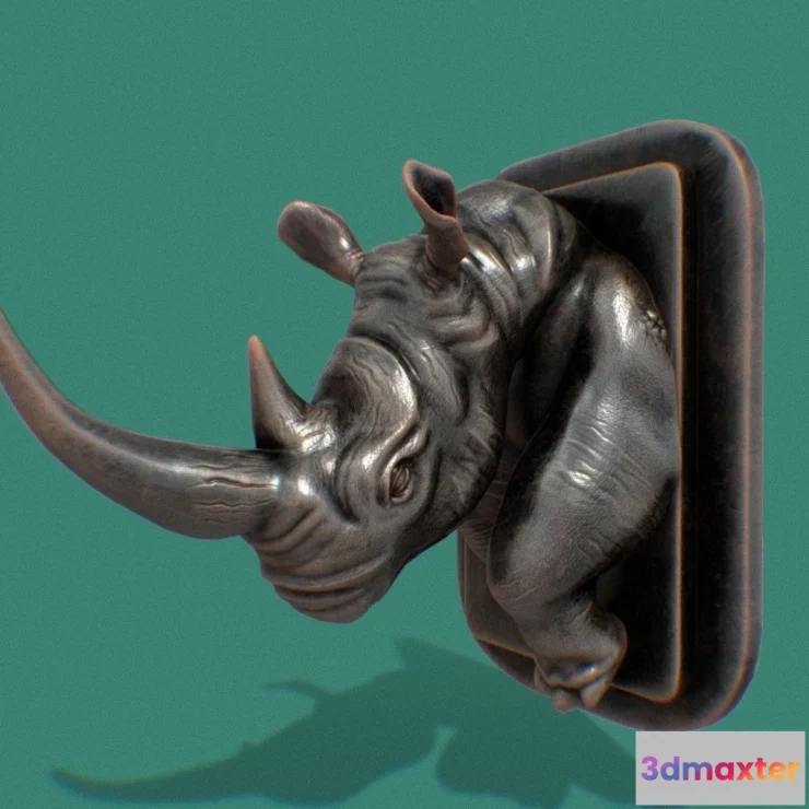 1527000 - PBR Game 3D Models - Rhino 01 3D Max