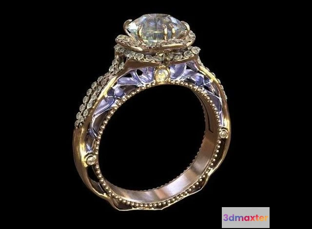 1527016 - PBR Game 3D Models - Ring Venetian 3D Max