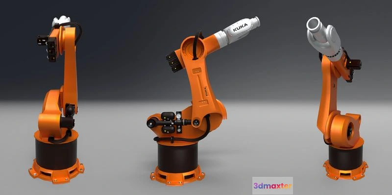 1527032 - PBR Game 3D Models - Robot Kuka 3D Max