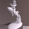 1527056 - PBR Game 3D Models - Rocketgirl Pinup 3D Max