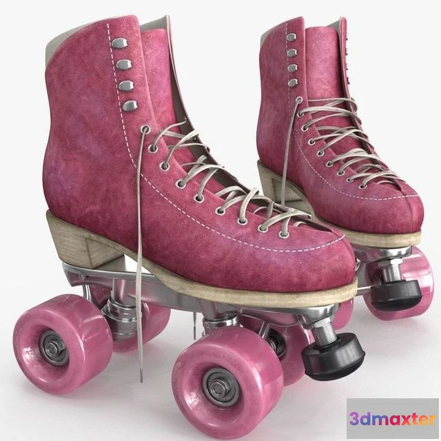 1527074 - PBR Game 3D Models - Roller Skates 3D Max