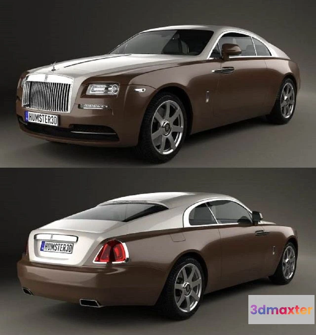 1527078 - PBR Game 3D Models - Rolls Royce Wraith 2014 3D Max