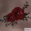1527090 - PBR Game 3D Models - Rose Flower Decoration Ornament Accessory 3D Max