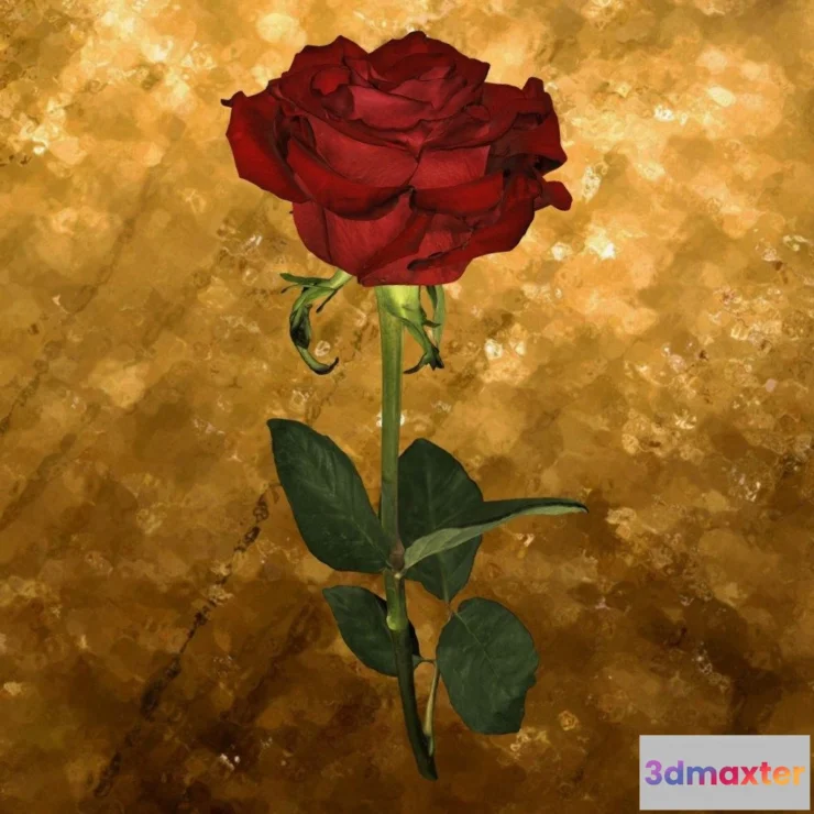 1527092 - PBR Game 3D Models - Rose 3D Max