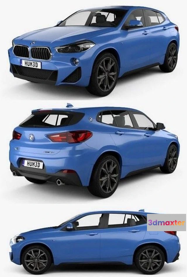 1527216 - PBR Game 3D Models - BMW X2 M Sport 2018 3D Max
