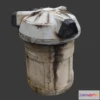 1527220 - PBR Game 3D Models - Bollard Protecting Tie Fighter 3D Max