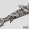 1527222 - PBR Game 3D Models - Brahatok Class Gunship Star Wars 3D Max