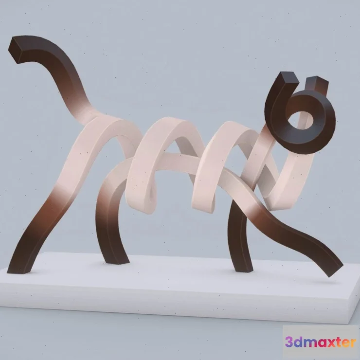 1527264 - PBR Game 3D Models - Cat Sculpture 3D Max