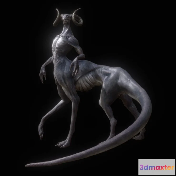 1527266 - PBR Game 3D Models - Celestial Creature 3D Max