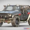 1527326 - PBR Game 3D Models - Customizable Suv 4×4 Offroad Vehicle 3D Max
