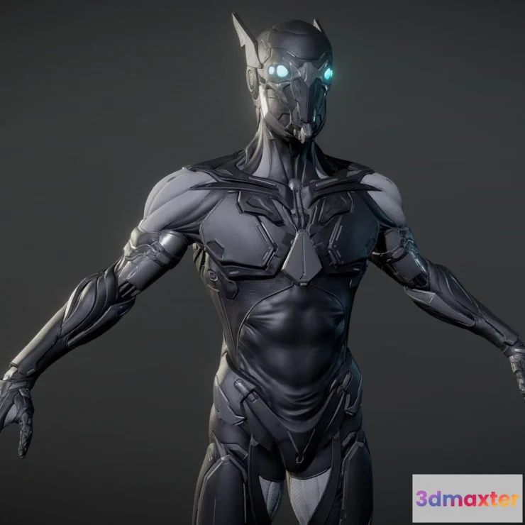 1527328 - PBR Game 3D Models - Cyber Ninja 3D Max