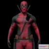 1527346 - PBR Game 3D Models - Deadpool Static No Rig Gameready 3D Max