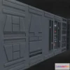 1527362 - PBR Game 3D Models - Deathstar Wallpanels Group 1 3D Max