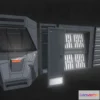 1527364 - PBR Game 3D Models - Deathstar Wallpanels Group 2 3D Max