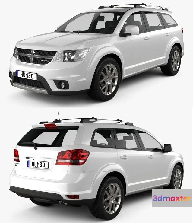 1527402 - PBR Game 3D Models - Dodge Journey 2011 3D Max