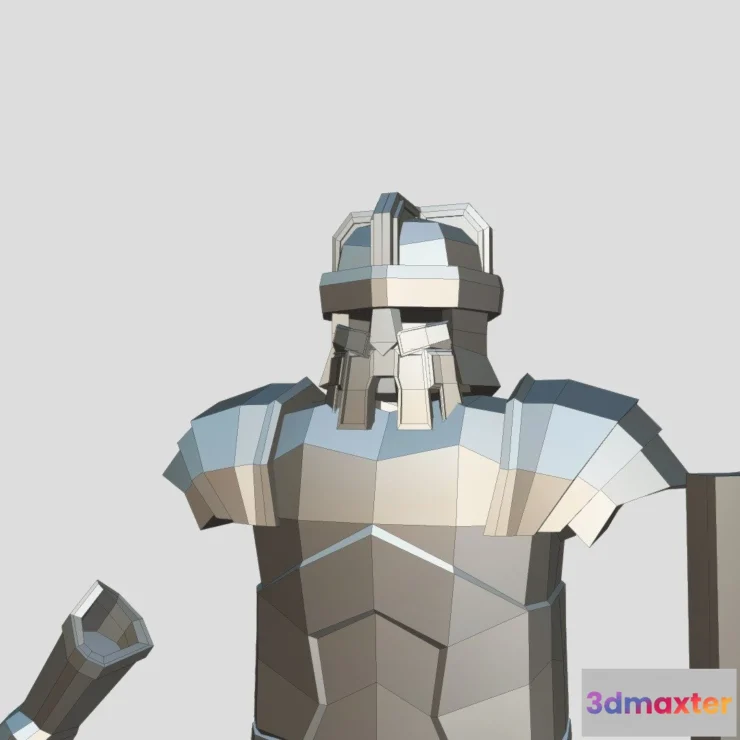 1527460 - PBR Game 3D Models - Dwarf Armor 3D Max